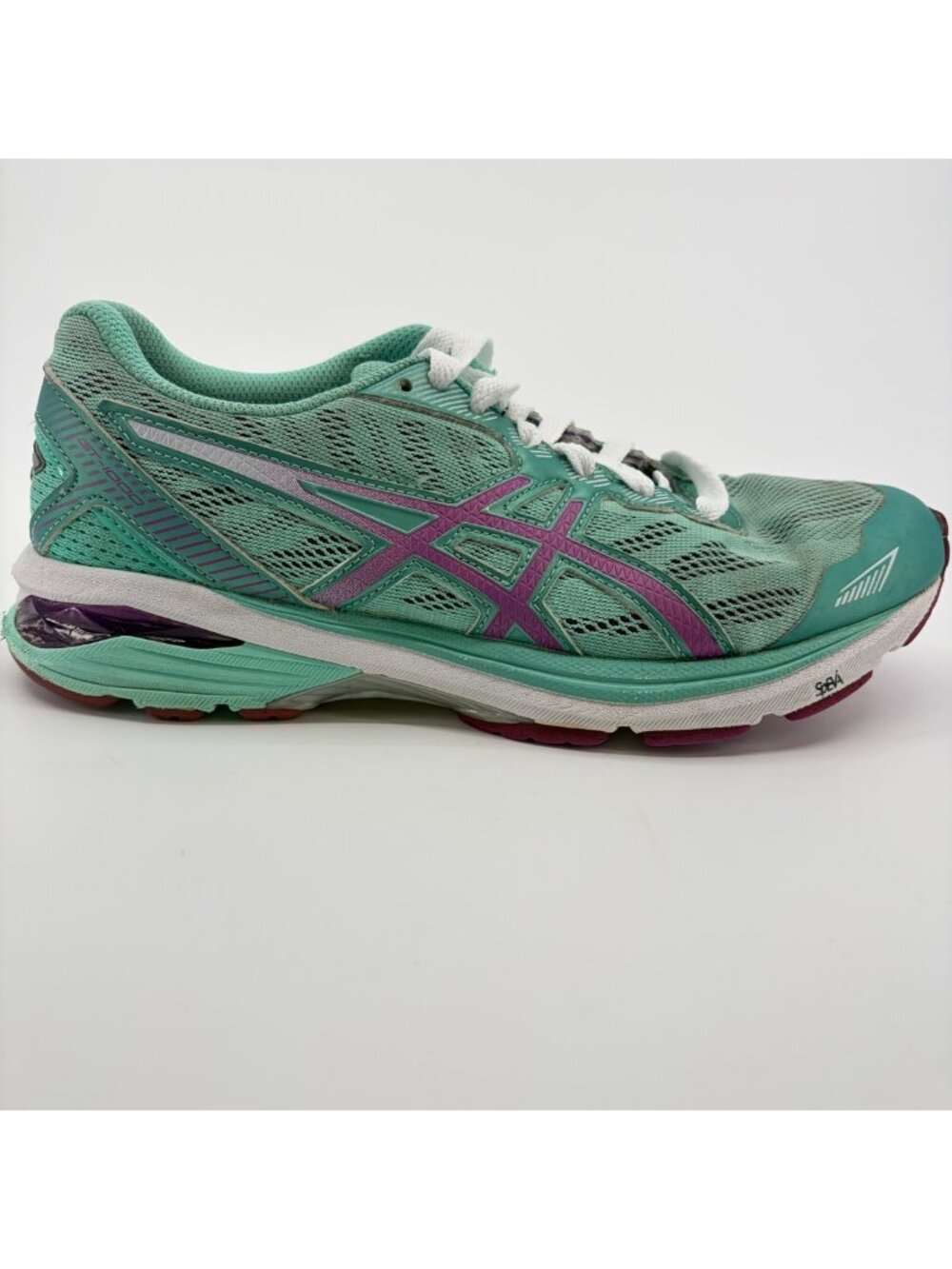 Asics GT-1000 5 Womens Size 7.5 Teal Blue Purple Athletic Running Shoes Sneakers